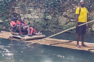 ATV, Bamboo Rafting and Negril Ricks Cafe from Montego Bay - Stop 1: Lethe Estate Bamboo Rafting for a Quiet Start