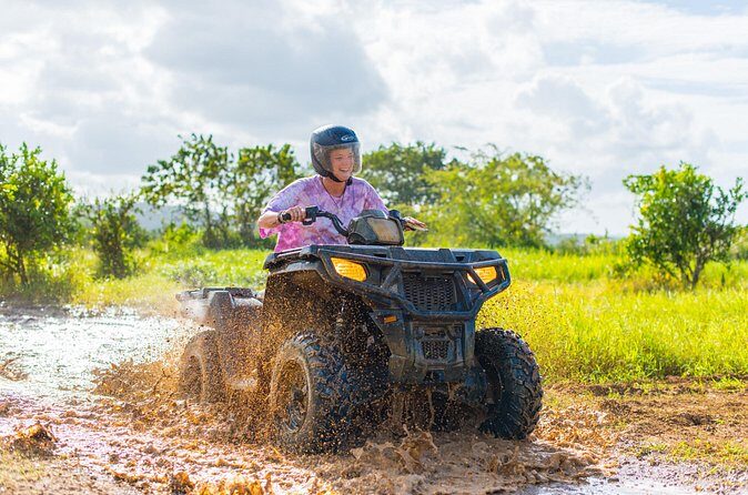 ATV, Horseback Ride, Zipline, Falls Climb + Lunch from Ocho Rios - Zipline Over Dunn’s River: Fun Height With Real Safety Limits