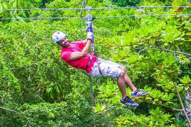 ATV, Horseback Ride, Zipline, Falls Climb + Lunch from Ocho Rios - ATV Quad Bike Through Jamaican Dirt Trails: The Adrenaline Reset