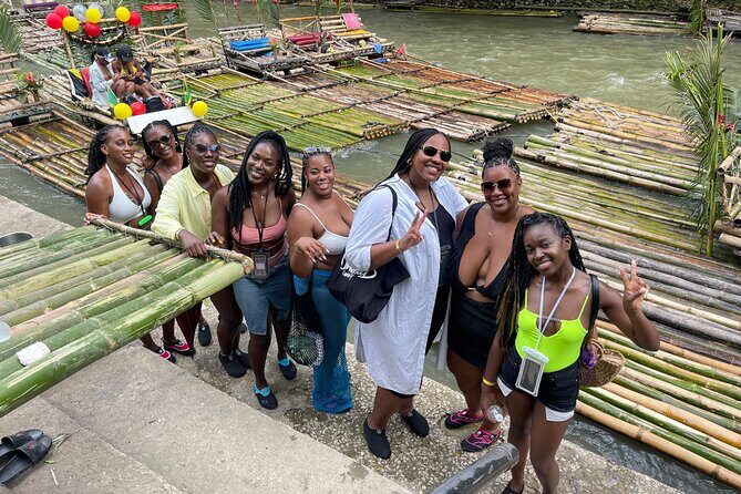 Bamboo Rafting with Limestone Massage from Montego Bay - From Montego Bay pickup to bamboo raft time