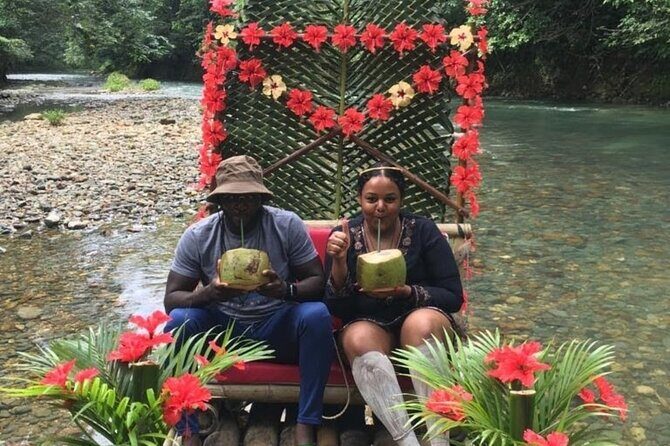 Bamboo River Rafting Limestone Foot Massage in Montego Bay Ja. - Drinks, Photo Stops, and the Pace You Control