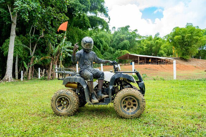 Bambuza ATV, Zipline and Horseback Adventure from Negril - Zipline through the bamboo and waterfall zone: what it feels like