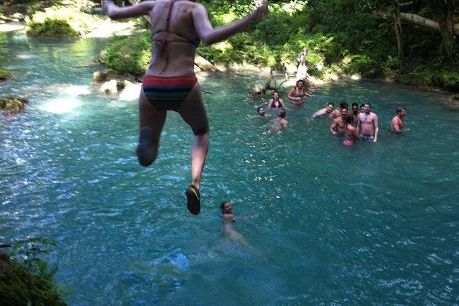 Blue Hole and River Tubing Combo Tour from Ocho Rios - Blue Hole: waterfall hiking, jumps, and how to manage effort