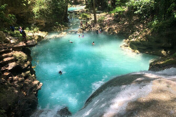 Blue Hole, Dunn's River Falls + Lunch & Cocktails at Bamboo Beach - Key highlights to know before you go
