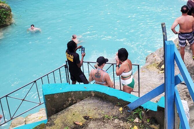 Blue Hole Falls & Ocho Rios from Montego Bay & Falmouth Jamaica - Green Grotto Caves: limestone sights and an underground lake