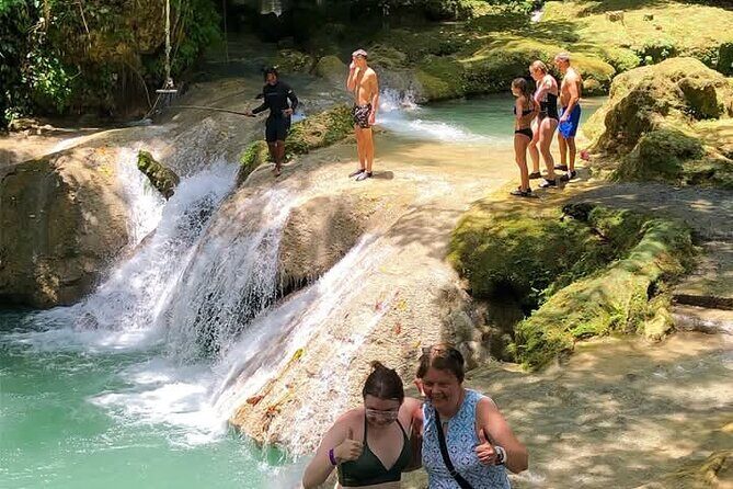Blue Hole Falls & Ocho Rios from Montego Bay & Falmouth Jamaica - Runaway Bay and Nine Mile: north-coast viewpoints with culture gravity