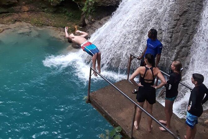 Blue Hole Private Tour from Ocho Rios - Private pickup in Ocho Rios with Dr. Fun energy