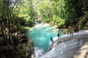 Cool Blue Hole from Ocho Rios - What You’ll Do at Cascade Blue Hole (Stop 1)