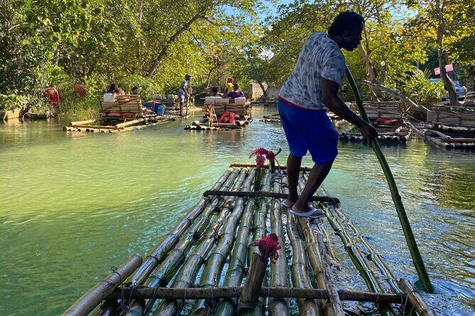 Dunn's River, Blue Hole and Bamboo Rafting from Ocho Rios - Stop 3: White River Bamboo Rafting Through Rainforest Toward the Ocean