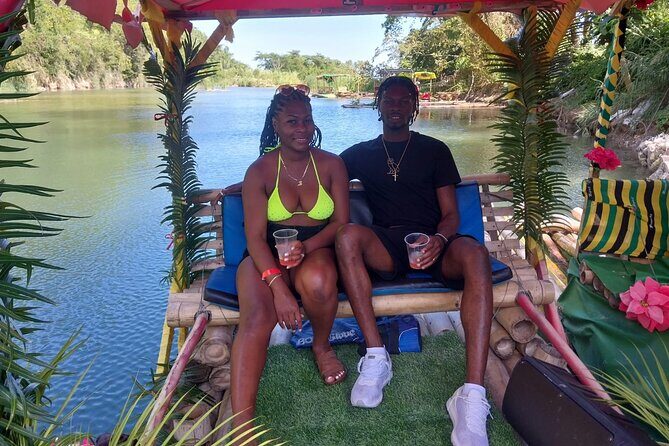 Dunn's River, Blue Hole and Bamboo Rafting from Ocho Rios - Stop 1: Blue Hole Swimming in Limestone Pools and Sinkholes