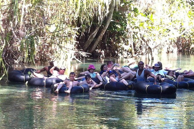 Dunn's River Falls and Tubing Combo Tour from Ocho Rios - White River tubing: calm water, guides with a sense of fun
