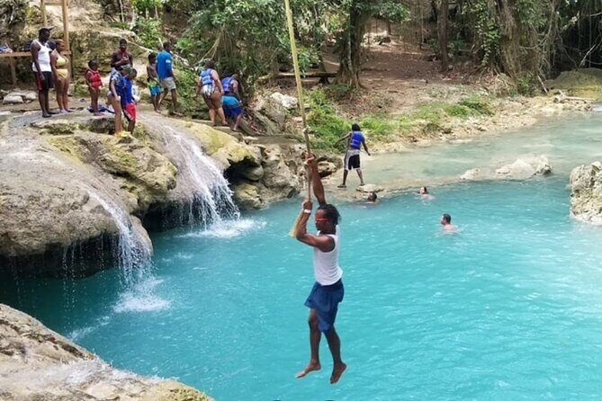 Dunn's River Falls, Blue Hole, Bamboo Rafting, Horseback Combo - Dunn’s River Falls and Blue Hole: Two Water Stops, Two Different Moods