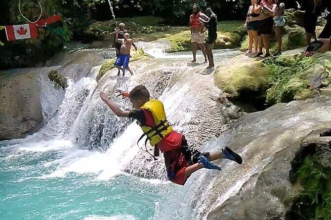 Dunns River Falls & Blue Hole Combo from Montego Bay with Pick Up - The Montego Bay to Ocho Rios Road Trip That Actually Matters