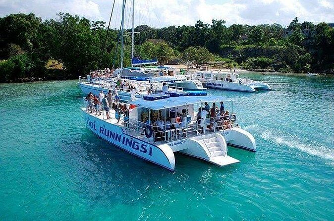 Dunn's River Falls Party Cruise, Blue Hole with Snorkeling, free beverages - Safety and guidance: where this tour can feel either smooth or intense