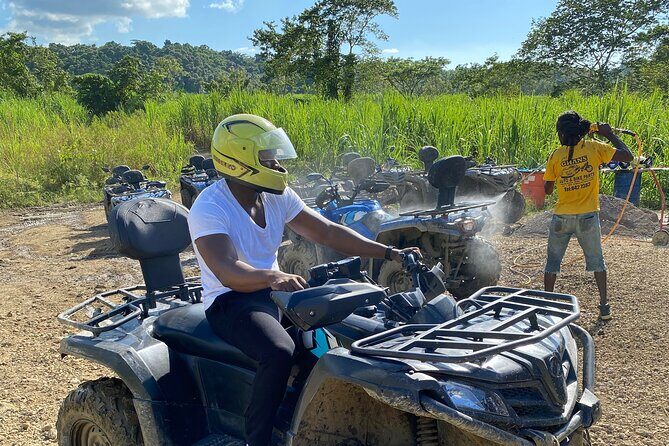 Full Day ATV Bush Trail and Water Sports Tour with Rick's Cafe - Green Island ATV Bush Trail: the 90-minute adrenaline hit