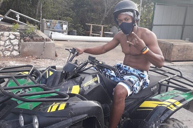 Full Day ATV, Ricks Café, Beach and Shopping Tour from Montego Bay - Green Island ATV ride: muddy trails and real obstacle fun