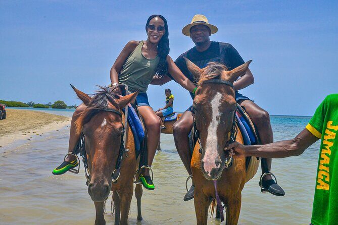 Horseback riding & bluehole secret falls from Montego Bay - Dunn’s River Falls: the climb is the work, the water is the reward