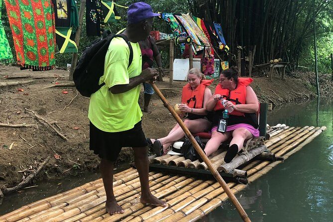 Jamaica Martha Brae Bamboo Rafting with Bus Transportation - A Slow, Private Bamboo Ride on the Martha Brae