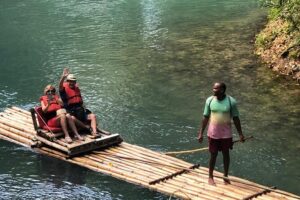 Jamaica Martha Brae Bamboo Rafting with Bus Transportation - Getting There from Montego Bay: The 45-Minute A/C Drive