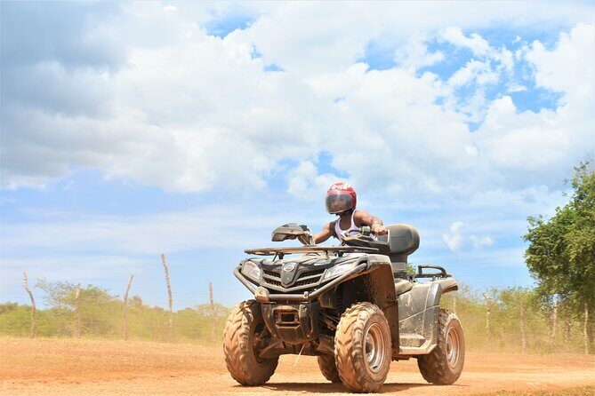 Jamwest ATV Adventure & Horseback Ride Combo in Negril - The ATV trail to Salmon Point: washes, rocks, and mangroves