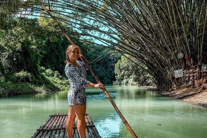 Martha Brae Bamboo Rafting From Montego bay - The bamboo raft ride on the Martha Brae River (about 1 hour 20 minutes)