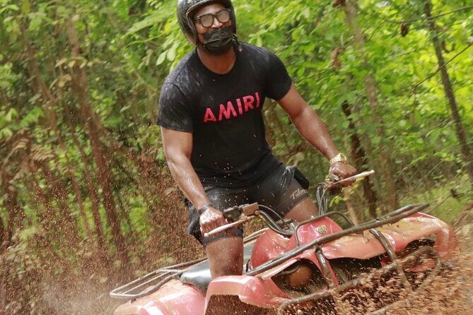 Montego Bay ATV Ride & Bamboo Rafting With Limestone Foot Massage - Limestone foot massage: the calm pause that makes the day better