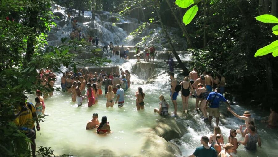 Montego Bay: Dunn's River Falls & Lunch at Bamboo Beach Club - Life Jackets, Wet Rocks, and How the Guides Keep It Safe