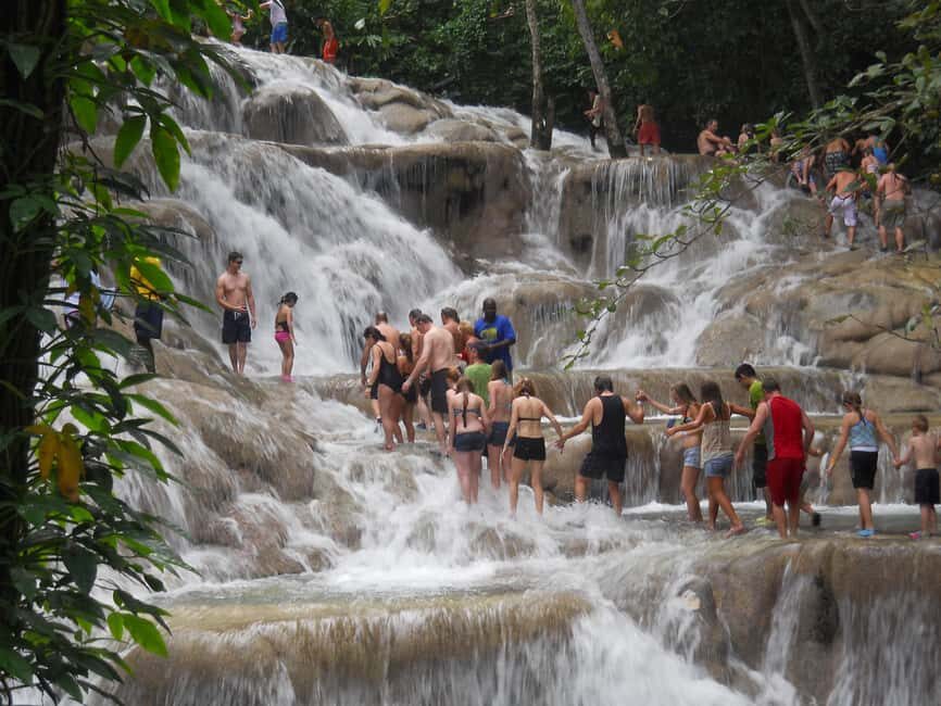 Montego Bay: Dunn's River Falls & Lunch at Bamboo Beach Club - Dunn’s River Falls Climb: The 900-Foot Walk That’s Part Nature, Part Obstacle Course