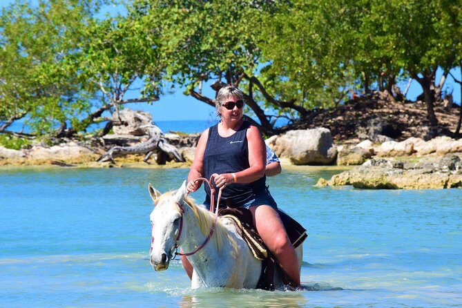 Negril 45-minute Guided Horseback Ride and Swim - What to Wear: Long Pants and Closed-Toe Shoes