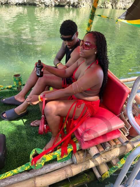 Ocho Rios : Bamboo River Rafting in Ocho Rios Jamaica. - Steering the 30ft Bamboo Raft: The Moment That Changes the Feeling
