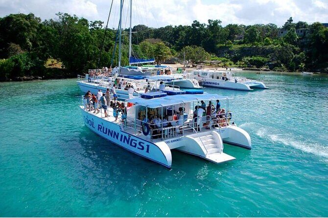 Party Catamaran and Snorkeling Tour in Montego Bay - Party Catamaran Energy: Music, Drinks, and Sea Views in About Four Hours
