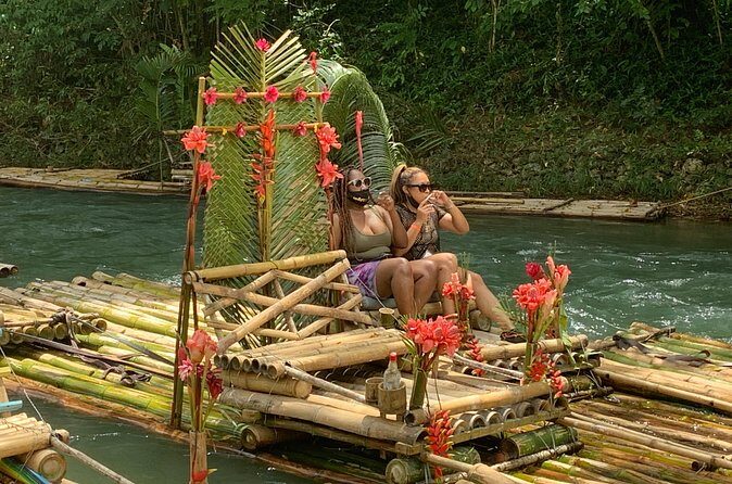 Rafting on the Martha Brae - The part people forget: food, water, and the on-site selling factor