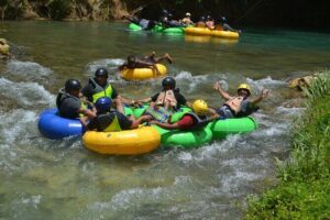 River Rapids Waterfalls Tubing and Beach Adventure with Transport - Irie Bridge Launch: Jungle Walking and Picking Your Tube