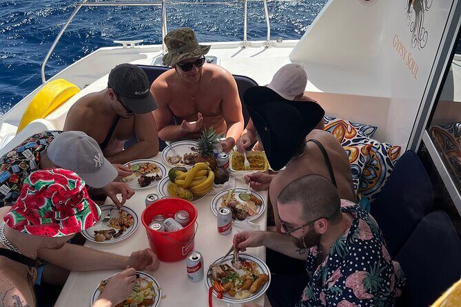 Sail Away in Montego Bay on a Private Catamaran - Music and mood: Bluetooth sound makes the boat yours