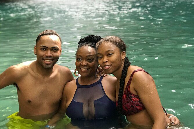 Transportation and Tour from Montego Bay to Blue Hole/Secret Falls - Getting ready for the water: shoes, swimwear, towel check