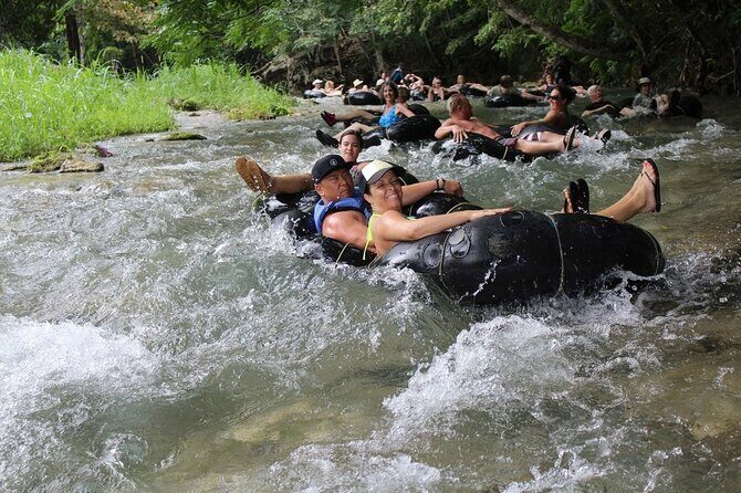 Triple Action pack Combo (Blue Hole, Horse back riding and river tubing) - Blue Hole: Minis Falls, Jumps, Swings, Lagoons, and a Cave