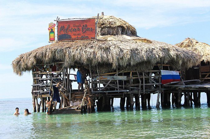 YS Falls, Black River Safari, and Floyd's Pelican Bar Day-Trip (Transportation) - Stop 3: Floyd’s Pelican Bar, a quarter-mile offshore sandbar hang